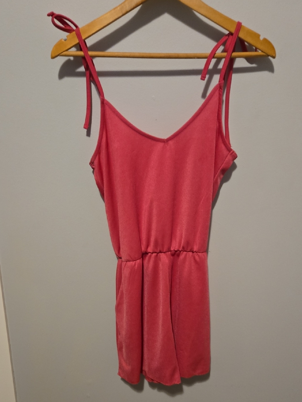 Everyday Sunday Barbie Pink Tie-Strap Romper